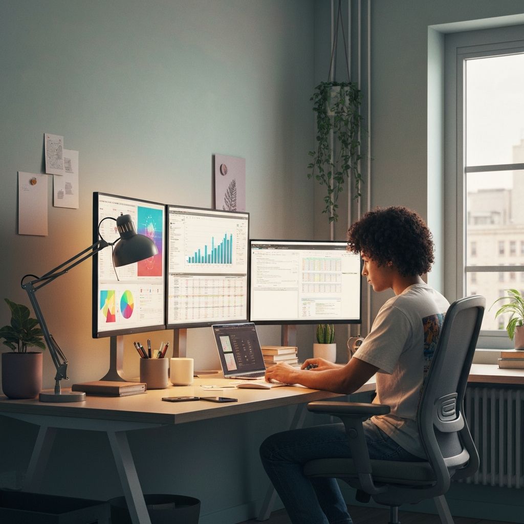 Creative professional at work